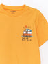 LC Waikiki Crew Neck Short Sleeve Printed Baby Boy T-shirt